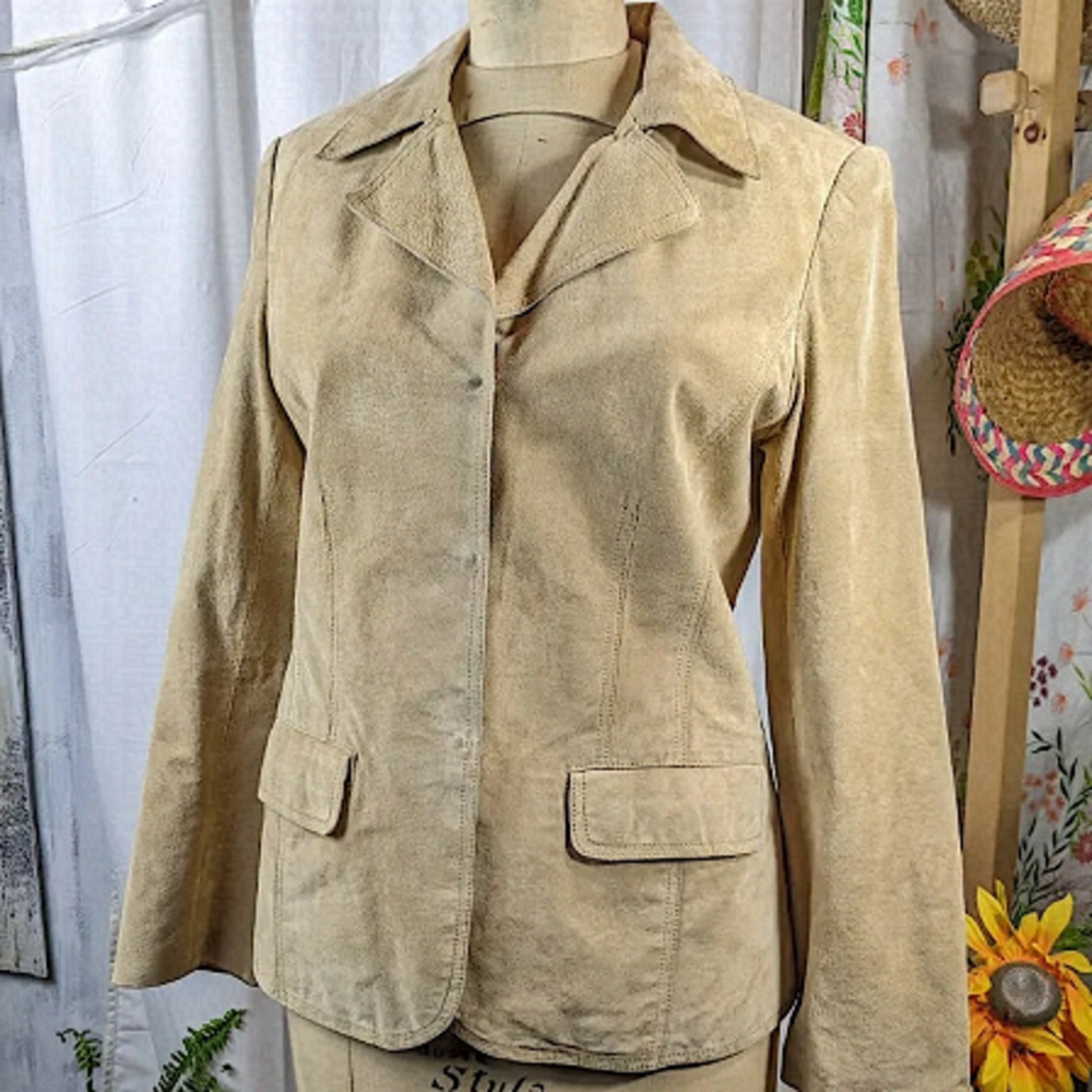 PABLO genuine leather jacket, camel colour